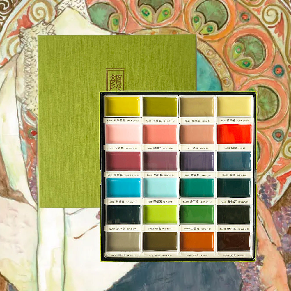 Kuretake Gansai Tambi Set 24 II Art Nouveau