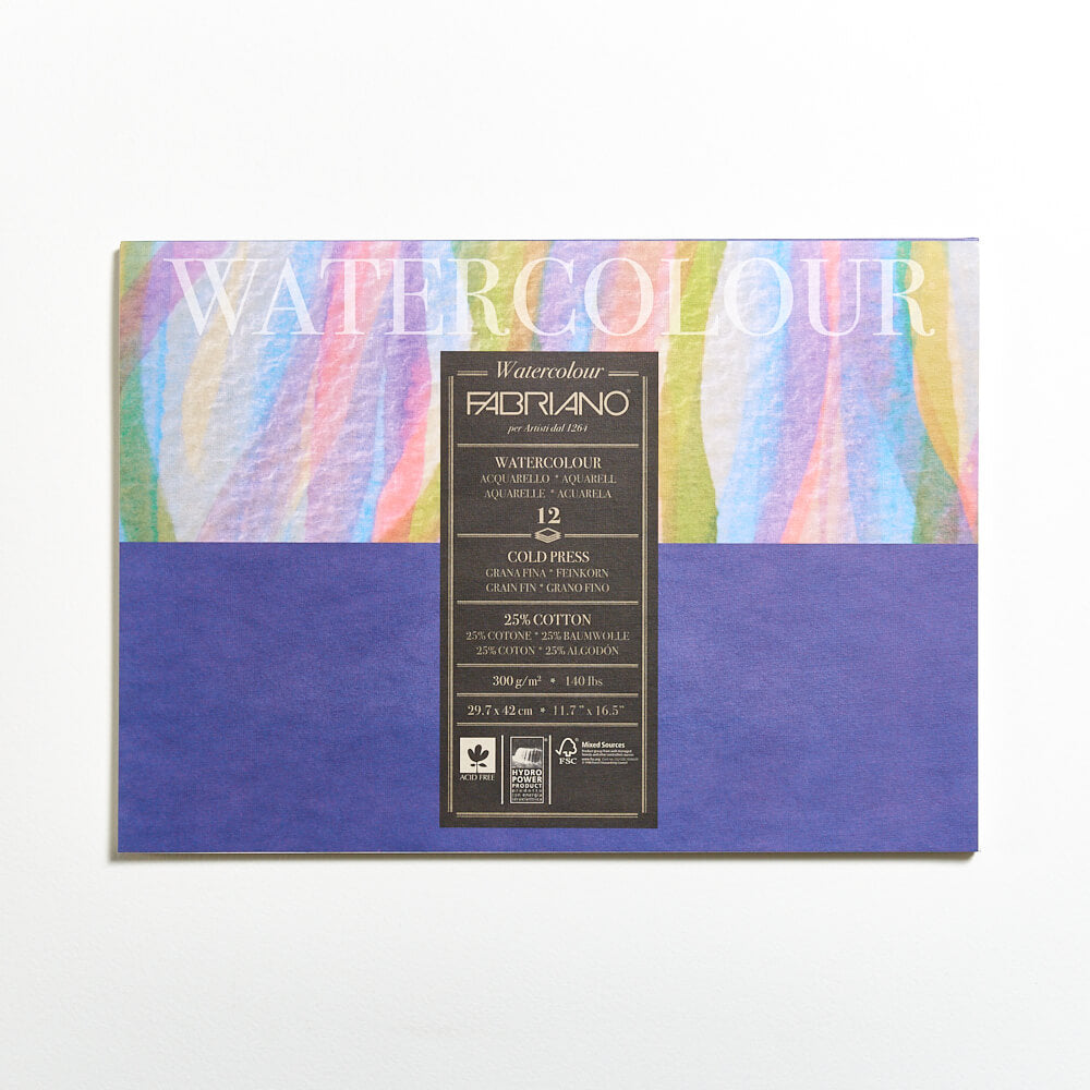 Review  Fabriano Watercolor Pad — Carly Drew