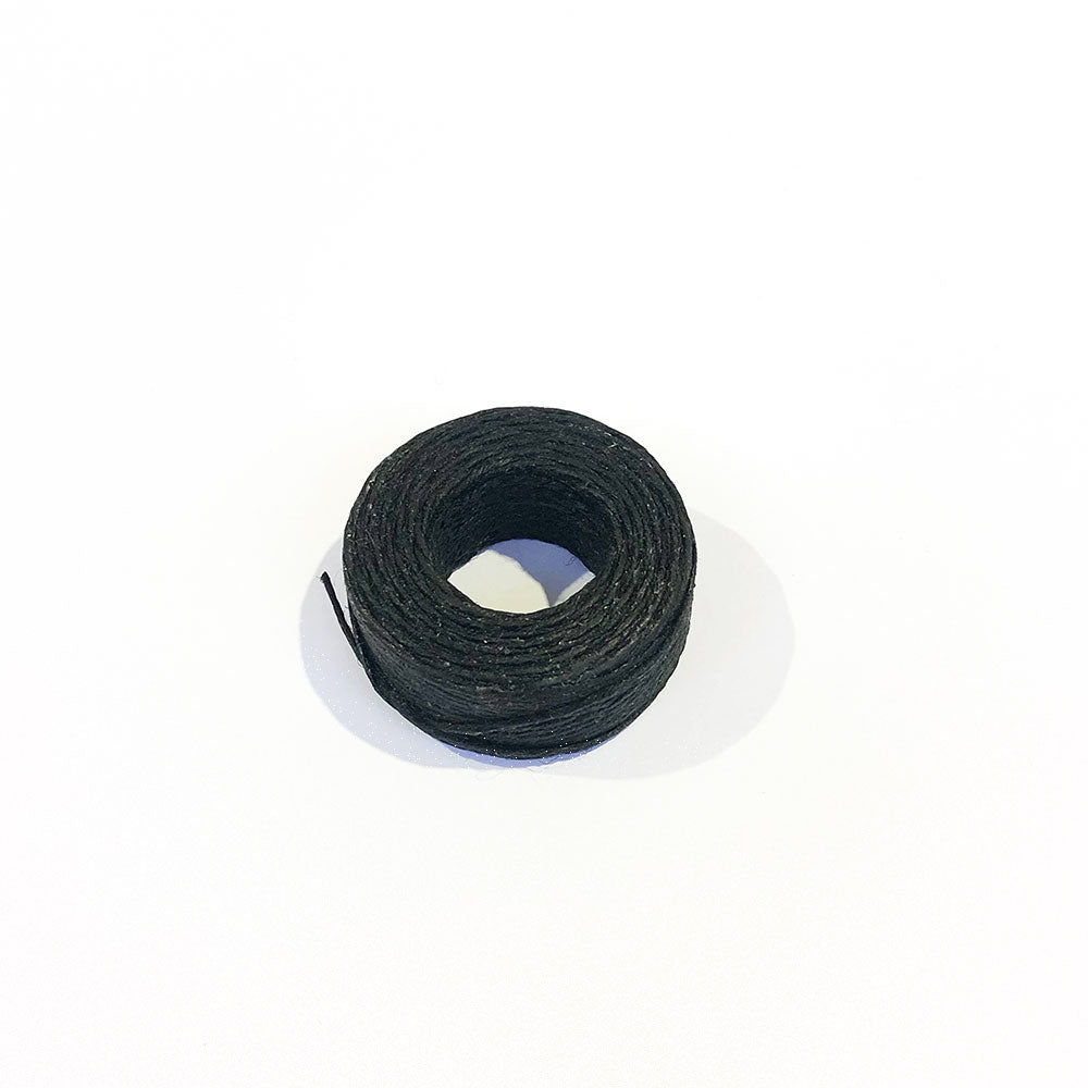 Waxed Linen Thread 25yd Black