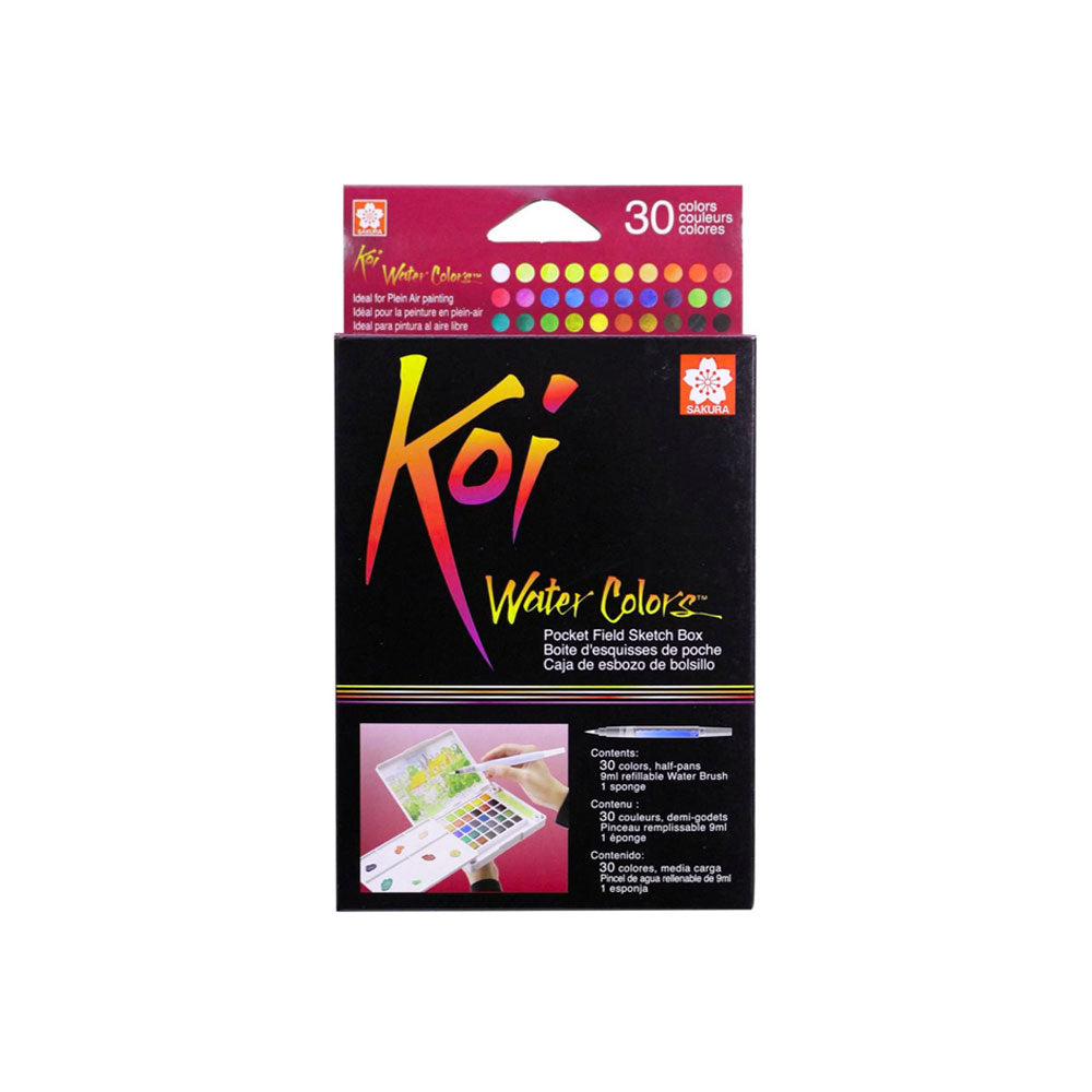 Koi Watercolour Set of 30 Colours