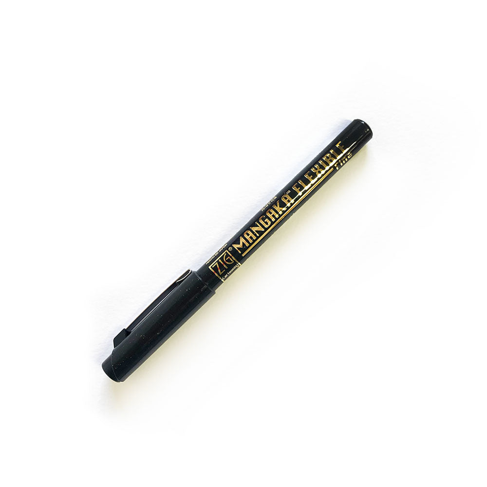 Zig Mangaka Flexible Pen Black1